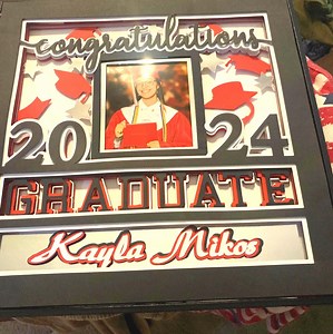 Custom 2025 Graduation 3D Shadow Box: High School Keepsake - Etsy