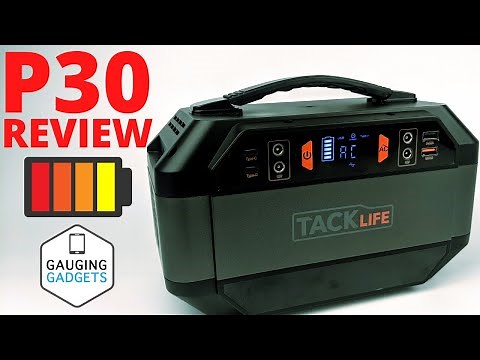 TACKLIFE P30 299Wh Portable Power Station Review - Solar Ready Emergency Battery