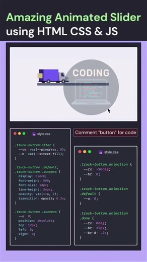 coding.stella Animated Order Placed button using HTML CSS JS 👨‍💻 #coding #html #css #javascript