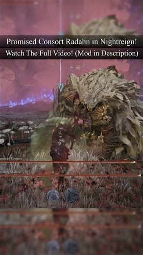 This Mod adds Promised Consort Radahn to Nightreign! #gaming #eldenring #nightreign