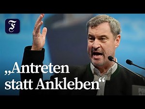 Politischer Aschermittwoch: Söder teilt gegen Grüne aus