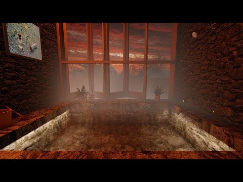 Hot tub asmr｜water hot spring 40°C｜hot spring asmr 8 hours