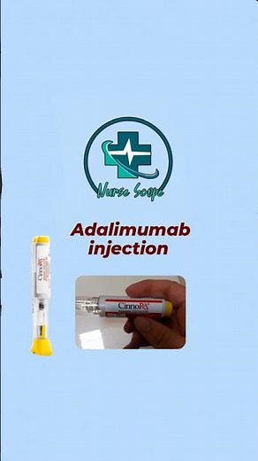 Subcutaneous injection(Adalimumab) |NURSESCOPE|