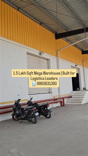 Anand Jain | Jain Real Estate Bhiwandi on Instagram: "1,50,000 Sqft Large Warehouse / Godown Available for Rent in Bhiwandi 🏭 Ideal for: 🚛 Transport & logistics companies 📦 3PL / 4PL operators 🛒 E-commerce fulfilment hubs 🏬 National distribution centers Why this facility is powerful: ✔ Massive single-location capacity ✔ Excellent truck & container movement ✔ Wide yard & multiple loading points ✔ Located in India’s top logistics hub – Bhiwandi Call / WhatsApp for layout, rent & site visit Co