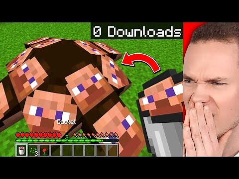Ich TESTE MINECRAFT MODS mit 0 DOWNLOADS... 😮 (SCHOCKIEREND)