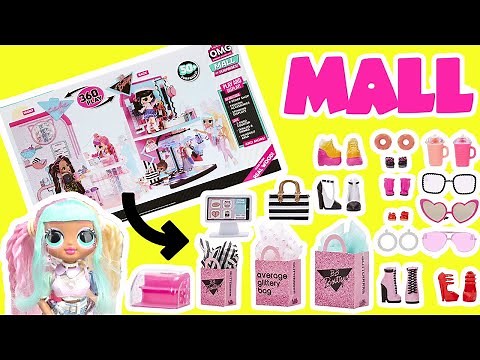 LOL Surprise OMG Mall of Surprises Cafe and Boutique DIY BUILD with Doll Accessories