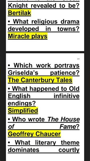 MIDDLE ENGLISH PERIOD