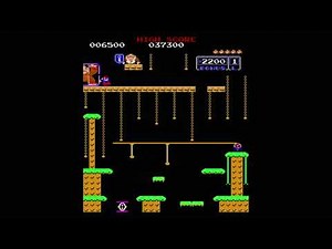 Donkey Kong JR (1982) Arcade Archives Switch Full Gameplay