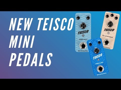 Teisco Mini Analog Delay, Mini Analog Chorus, Mini Dee Overdrive