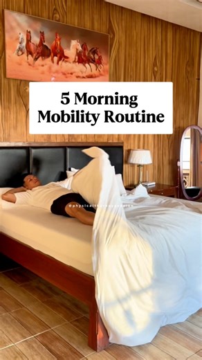 Start your morning right with these 5 simple moves that wake up your body, boost circulation, and release stiffness from head to toe. Perfect for easing into your day with energy and flexibility! 🌞💪 #fblifestyle #MorningMobility #MoveBetter #PainFreeStart #physiotherapy | Physical Therapy Session