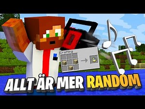 Alla recept är RANDOM i Minecraft (med DUBSTEP!) - Recipe Scramble #1