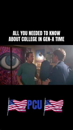 College life in GEN X TIMES #usa🇺🇸 #genx #pcu #comedyvideo #america | College Life