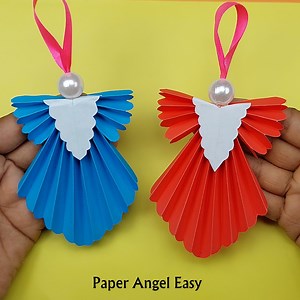 20K views · 971 reactions | Watch how to make paper angel step by step. Easy and simple paper angel making tutorial. DIY Paper Crafts. #manualidades | Creative Art & Craft Ideas | Facebook