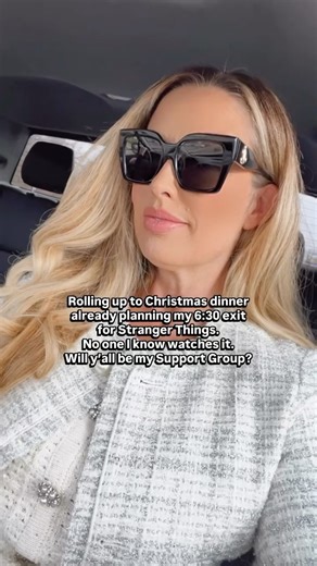 Chrissy | Your Internet Bestie on Instagram: "If you’re watching tonight, this is our support group.👇 Drop a 🧇 comment. I wish I was having a Stranger Things Viewing Party but I know ZERO people that watch it. Don’t make me go thru this alone. 😂🎄 I’ve accepted doing Christmas alone. No husband or kids in matching pjs ripping open presents. But I cannot watch the end of Stranger Things alone. This one has me in my feels. 😆 THREE EPISODES drop tonight. 8 pm EST. Run time: 3.5 hours. I will be