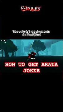 HOW TO GET ARATA JOKER IN GHOUL://RE (FULL GUIDE) #ghoulre #gaming #roblox #arata #tokyoghoul #real