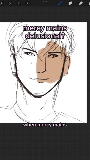 ranting about mercy main misogyny while drawing mizuki #overwatch #mercy #mizuki #speedpaint #rant
