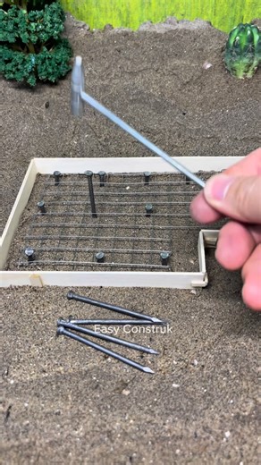 Easy Construk on Instagram: "Preparing new simple house #construction #simple #building #diy #stopmotion #satisfied #tinyhome"