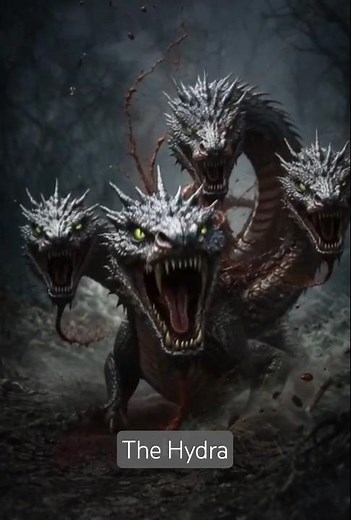 THE HYDRA - A Serpent monster from Greek mythology