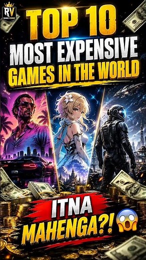 Top 10 Most Expensive Games Ever Made 🎮💰 #shorts #viral #tranding