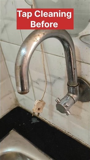 Tap Cleaning Before After #shorts #cleaning #tapcleaning