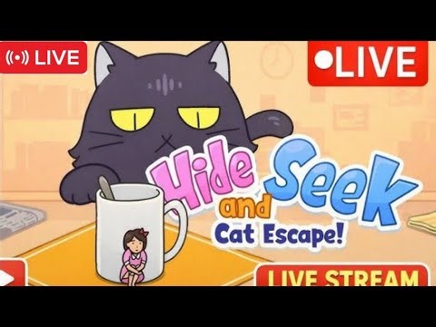 HIDE AND SEEK CAT ESCAPE FUNNY GAMEPLAY hardest part #7 #hideandseekcatescape #shortlive #shortsfeed