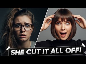 Haircut stories | Long Hair Gone in Minutes | The Ending Will Shock You!