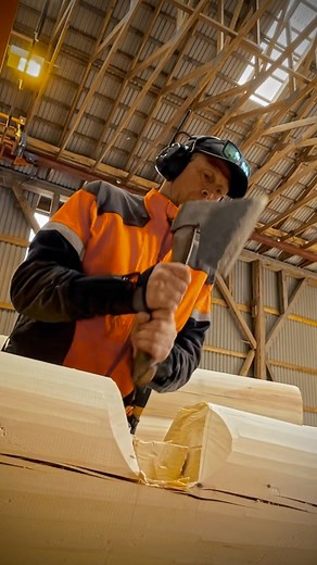 1.6M views · 7.1K reactions | Building log cabin 望 #logcabin #build #lumberjack #woodwork #reels | Fjeld & Fragått | Facebook