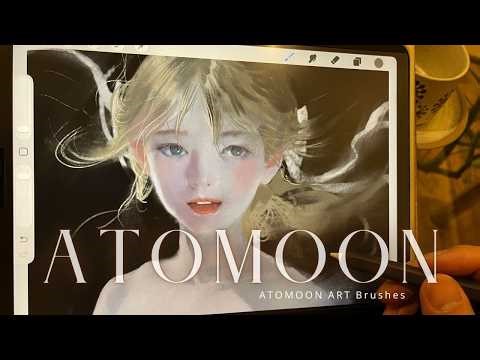 🎨Procreate drawing |▶white noise🔁