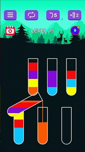 Water Sort Puzzle Levels 15 | Satisfying Color Sorting Gameplay | #16