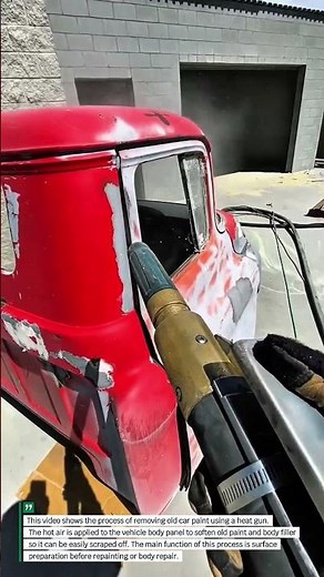 Car Paint Removal Using Heat Gun | Automotive Body Repair Education.