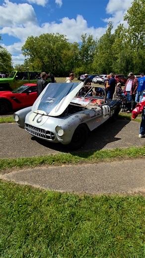 5.1K views · 366 reactions | Cool old 1957 Corvette race car that I'm not sure what happened, but sat for a long time. I believe the guy does vintage racing with it now. Or at least shows it at vintage races. The tires are OLD. #corvette #chevy #vette #autoarchaeology #racecar #sportscar #mirpa | The Auto Archaeologist | Facebook