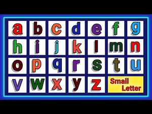 Capital and Small Letters | ABC Alphabets for Kids | Learn A to Z | Learn Capital & Small Alphabets