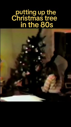 Decorating the Christmas Tree in the 1980s was always fun at my family's house! what are your decorating traditions? #genx #ilovethe80s #80skid #80snostalgia #80smemories