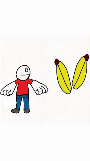 It’s a bananana next to a bananana (animated meme) #shorts #animation #animationmeme #funny