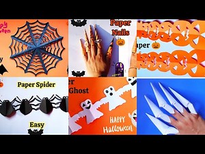 6 DIY Halloween Crafts Ideas 2025 | DIY Halloween | Halloween Decoration Ideas | Paper Crafts