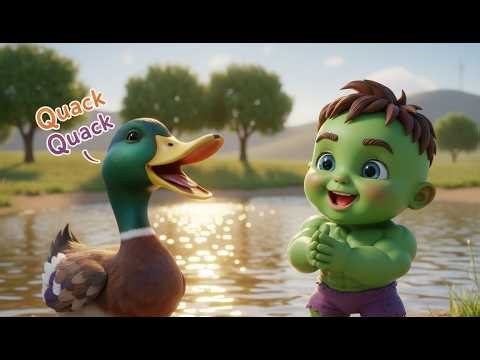 У Халка Малыша Была Ферма | детские песни на русском | Весёлая обучающая песенка для малышей 🐄🦸‍♂️🌾🎵