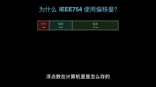 彻底搞懂-浮点数2-IEEE754 为什么使用偏移量