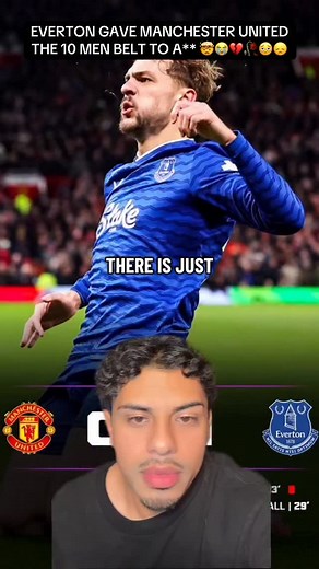 5.5K views · 159 reactions | EVERTON GAVE MANCHESTER UNITED THE 10 MEN BELT TO A** 勞鹿﫩 hall goal today Manchester United gueye red card #everton #mancity #manchestercity #liverpool #epl | Guap Motion | Facebook