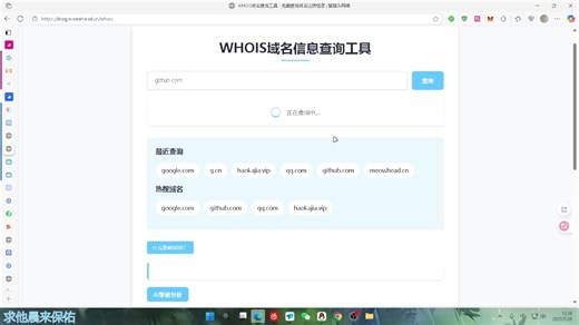 一个xyn写的whois查询工具