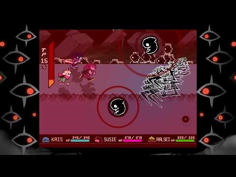 Deltarune Chapter5 Roaring knight chase scene