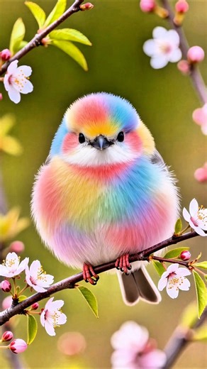 Beautiful Rainbow Bird in Spring 🌸🐦 #shorts #birds