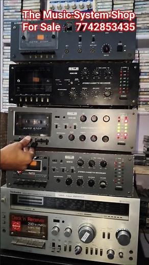 Cassette Player Deck Collection Available ✅ 90s Audio Cassette Collection Available ✅ #cassette #dec