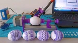 三月三亲子彩蛋DIY，创意无限，欢乐满满！ eggbot 画蛋机DIY