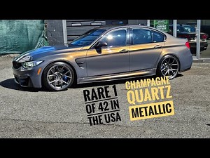 2016 BMW M3 Rare f80!! Champagne Quartz Metallic 1 Of 42 In The USA 🇺🇸