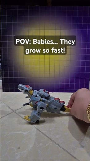 Baby Transformers Grimlock Robosen Grimlock #transformers #robosengrimlock #robosen #grimlock