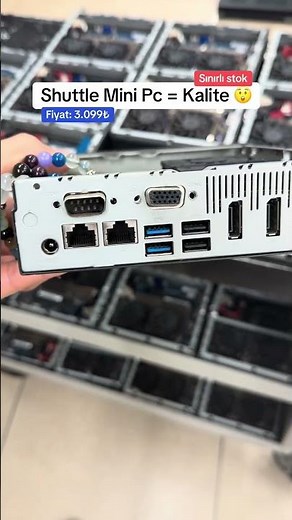 Shuttle ds61 = Kaliteli Mini Pc Kiosk ve dijital tabela için ideal