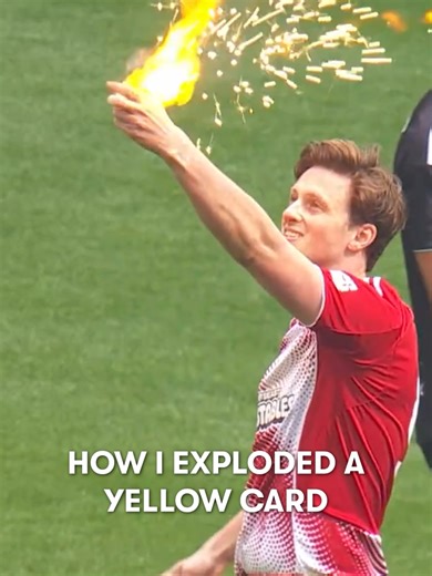 how i exploded a yellow card at the sidemen charity match #maxfosh | card
