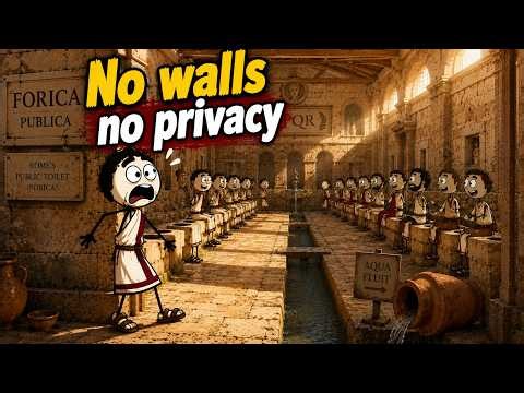Why Rome’s Public Toilets Had No Privacy