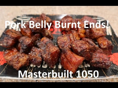 Masterbuilt 1050 Pork Belly Burnt Ends - 1st cook!
