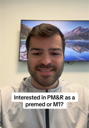 Interested in PM&R as a premed or early medical student? Start getting exposure now. • Shadow physiatrists • Volunteer with disability or adaptive sports organizations • Join PM&R national organizations and medical student councils for mentorship Most students don’t discover PM&R until later in med school, so exploring it early can make a big difference. #MedTok #physiatry #Residentdoctor #medstudent #premed